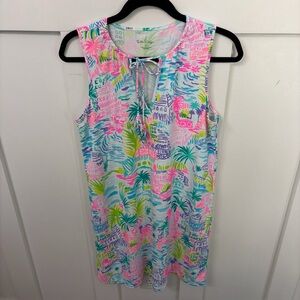 Lilly Pulitzer Multicolor Tropical Print Top